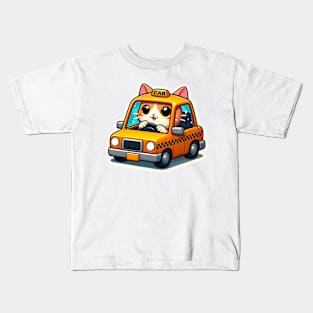 kitty the cabbie Kids T-Shirt